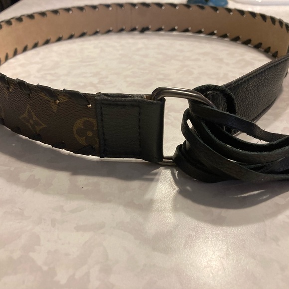 Repurposed fringe tie belt. Brand name Salty Crew 100% authentic vintage - Picture 2 of 11